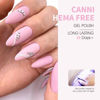 Picture of CANNI Light Pink Gel Nail Polish, 1Pcs Nude Pink Gel Polish Baby Pink Color Nail Polish Gel High Gloss Soak Off U V Gel Nail French Nail Manicure Salon DIY