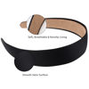 Picture of Wecoe 10 Pack Black Satin Wide 1.3 Inch Non-Slip Fashion Halloween DIY Plain Solid Hair Bands for Women and Girls