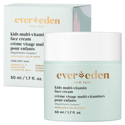 Picture of Evereden Kids Face Cream: Melon Juice, 1.7 oz. | Kids Face Lotion | Clean and Non-Toxic Kids Face Moisturizer | Multi-Vitamin Skin Care for Kids