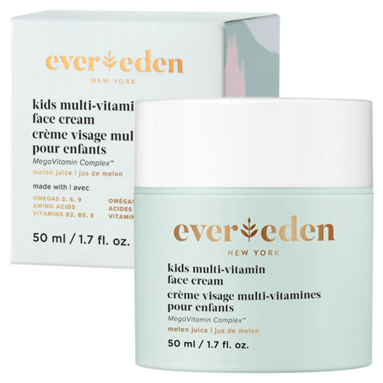 Picture of Evereden Kids Face Cream: Melon Juice, 1.7 oz. | Kids Face Lotion | Clean and Non-Toxic Kids Face Moisturizer | Multi-Vitamin Skin Care for Kids