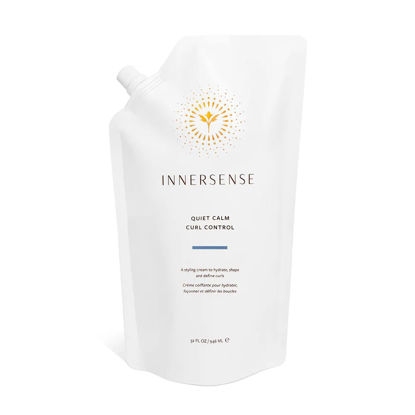 Picture of INNERSENSE Organic Beauty - Natural Quiet Calm Curl Control | Non-Toxic, Cruelty-Free, Clean Haircare (Refill Pouch, 32 fl oz | 946 ml)