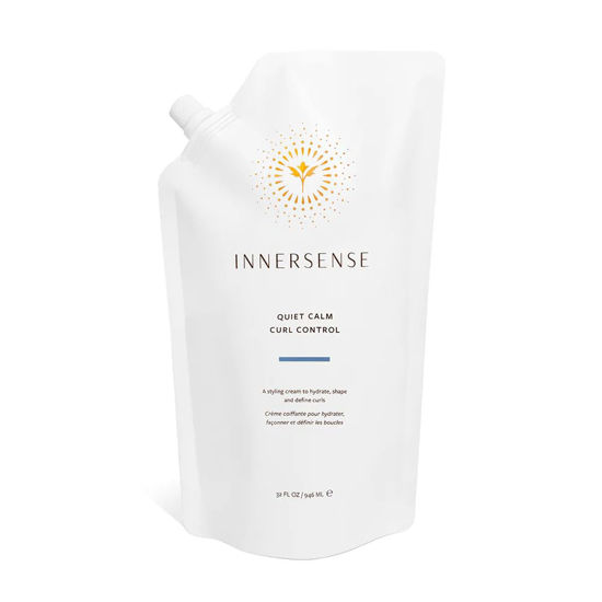 Picture of INNERSENSE Organic Beauty - Natural Quiet Calm Curl Control | Non-Toxic, Cruelty-Free, Clean Haircare (Refill Pouch, 32 fl oz | 946 ml)