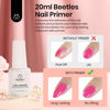 Picture of Beetles 20ml Nail Primer for Gel Nail Polish, Hema Free Nail Dehydrator and Primer Nail Prep Bond Primer Acid Free Fast Air Dry Nail Bonder for Acrylic & Uv Gel Nail Valentine's Day Gift for Women