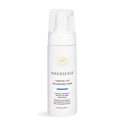 Picture of INNERSENSE Organic Beauty - Natural I Create Lift Volumizing Foam | Non-Toxic, Cruelty-Free, Clean Haircare (NEW Packaging, 6 fl oz | 177 ml)