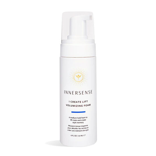 Picture of INNERSENSE Organic Beauty - Natural I Create Lift Volumizing Foam | Non-Toxic, Cruelty-Free, Clean Haircare (NEW Packaging, 6 fl oz | 177 ml)