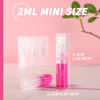 Picture of Fandamei Mini Spray Bottle, 10 Pack 2ml Mini Plastic Spray Bottle Empty, Fine Mist Refillable Mini Perfume Bottle, Small Perfume Spray Bottle, Tiny Plastic Portable Travel Bottle, Clear