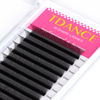 Picture of TDANCE W Eyelash Extensions 3D Premade Fans W Lashes 0.07 C/D Curl Matte Black W Shaped Volume Fans (W-3D-0.07-C-11mm)