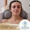 Picture of Bath Pillow Luxury Bathtub Pillow, Extra Soft & Comfortable Bath Pillow for Tub Head Neck and Back Support, with 4D Air Mesh Cushions & Non-Slip Suction Cups - Great Bath Gifts (Gray)