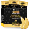 Picture of Under Eye Patches (36 Pairs) - Valentines Day Gifts for Women Skin Care - 24K Gold Eye Masks Enriched with Abundant Collagen for Dark Circles, Puffy Eyes, Wrinkles - Vegan & USA Tested