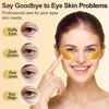 Picture of Under Eye Patches (36 Pairs) - Valentines Day Gifts for Women Skin Care - 24K Gold Eye Masks Enriched with Abundant Collagen for Dark Circles, Puffy Eyes, Wrinkles - Vegan & USA Tested