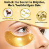 Picture of Under Eye Patches (36 Pairs) - Valentines Day Gifts for Women Skin Care - 24K Gold Eye Masks Enriched with Abundant Collagen for Dark Circles, Puffy Eyes, Wrinkles - Vegan & USA Tested