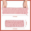 Picture of Chuangdi 3 Pieces Spa Headband for Women Facial Makeup Headband Soft Terry Cloth Hairband for Washing Face Mask Spa Shower Gifts(Pink, Milky-White, Dark Grey)
