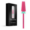 Picture of MelodySusie Professional 5 in 1 Nail Drill Bits, 3/32'' Carbide Tungsten Multi-function Bits, Suitable for Manicure Pedicure Cuticle Gel Polishing, Technicians Bits, Pink Blossom, Series Bit-M