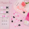 Picture of 3D Nail Charms and Gems Set 9, 20PCS Chunky Butterfly Charms + 60PCS Coquette Nail Bows in 2 Styles + 3D Flowers for Nails with Rhinestones, Pearls, Diamonds, and Picker Tools for Y2K Nail Decor