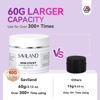 Picture of SAVILAND Solid Builder Nail Gel - 60g Large Capacity 3D Nail Gel Sculpting Gel for Nail Art Non-Sticky Hand Hard Gel Carving Gel Nail Glue Extension Gel with Sequins Chrome Nail Powder DIY Salon Home