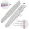 Picture of BTYMS 25 Pieces 100/180 Grit Nail Files for Acrylic Nails and Natural Nails, Reusable Emery Boards Coarse and Medium Grit Salon Grade Nail File