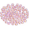 Picture of Rhinestones Novani Rhinestones for Crafts Glass Crystals Nail Rhinestones Flatback Nail Gems and Rhinestones for Nails Art Makeup Face Clothes Shoes Decoration DIY(SS8,1440pcs,Pink AB)