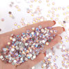 Picture of Rhinestones Novani Rhinestones for Crafts Glass Crystals Nail Rhinestones Flatback Nail Gems and Rhinestones for Nails Art Makeup Face Clothes Shoes Decoration DIY(SS8,1440pcs,Pink AB)