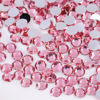 Picture of 500 Pieces SS30 6mm Flatback Rhinestones Clear Glass Round Gems Crystals for Nail Art DIY Crafts Clothes Shoes Bags （Pink）