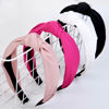 Picture of Pink Headbands for Women Girls Non Slip Cute Knotted Headbands Fashion Women Headbands for Hair Wide Top Knot Hairband for Women‘s Hair Pink Girls Hair Accessories for Women Valentine‘s Day Headbands
