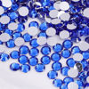 Picture of 1000 Pieces SS20 5mm Flatback Rhinestones Clear Glass Round Gems Crystals for Nail Art DIY Crafts Clothes Shoes Bags （Sapphire）