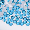 Picture of 1500 Pieces SS16 4mm Flatback Rhinestones Clear Glass Round Gems Crystals for Nail Art DIY Crafts Clothes Shoes Bags （Aqua Blue）