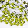 Picture of 3000 Pieces SS6 2mm Flatback Rhinestones Clear Glass Round Gems Crystals for Nail Art DIY Crafts Clothes Shoes Bags （Olive Green）