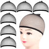 Picture of Fandamei 6PCS Wig Cap, 6PCS Black Mesh Wig Cap Net, Closed End Hair Mesh Net, Liner Weaving Caps for Women, Men, Kids, Wig Caps for Halloween, Cosplay