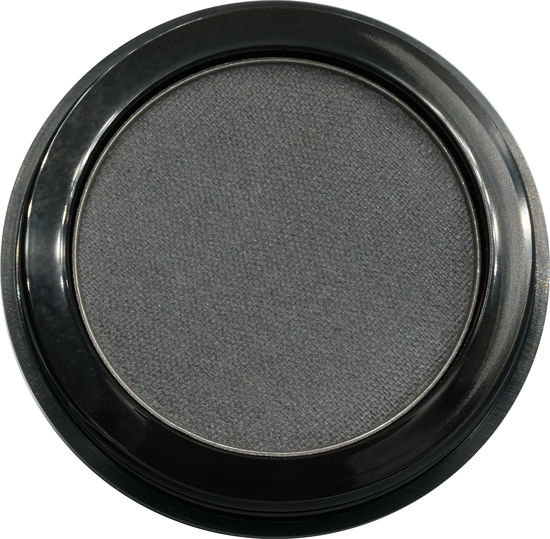Picture of Pure Ziva Thunder Matte Dark Grey Blue Gray Pressed Powder Single Vegan Eyeshadow; Talc, Paraben & Cruelty Free