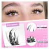 Picture of Natural Lash Clusters Spiky Eyelash Extensions Wispy Individual Lashes Manga Eyelash Individuals 120 Pcs CC Curl Cluster Eyelash Extensions 10-16MM Mixed DIY Lash Extensions by Mavphnee