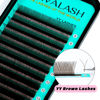 Picture of VAVALASH YY Lash Extensions Brown Color Tray Easy Premade Volume 2D Fans Eyelash Extension YY Type Natural Volume Lashes Extension Soft Matte Black Lashes (Brown-YY-0.07-D-8-15mm)