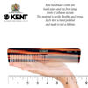 Picture of Kent 16T Fine Tooth Comb and Wide Tooth Comb for Hair, Kent Beard Comb and Mustache Comb for Hair Styling, Travel Comb Grooming for Men and Women