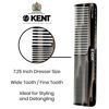 Picture of Kent 16T Fine Tooth Comb and Wide Tooth Comb for Hair, Kent Beard Comb and Mustache Comb for Hair Styling, Travel Comb Grooming for Men and Women