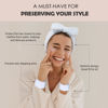 Picture of Ayesha Blue Spa Headband and Wristband Set for Skincare Makeup Headband Wrist Cuffs for Washing Face Bubble Skincare Hairband for Women Girls (Blue set)