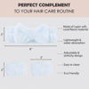 Picture of Ayesha Blue Spa Headband and Wristband Set for Skincare Makeup Headband Wrist Cuffs for Washing Face Bubble Skincare Hairband for Women Girls (Blue set)