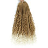 Picture of 8 Packs Crochet Box Braids- 14 Inch Goddess Box Braids Crochet Hair Bohomian Crochet Braids Hair Synthetic Braiding Hair Extensions Crochet Hair for Black Women (14(8Packs), 27/613)