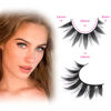 Picture of False Eyelashes 10 Pairs Manga Lashes Japanese Style Anime Lashes Thick Cosplay Lashes Natural Look 16 MM Spiky 8D Wispy Faux Mink Lashes Full Strip Doll Lashes by FANXITON