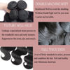 Picture of Katspon 12A Human Hair Bundles 20 22 24 26 Inch Body Wave Bundles Human Hair 100% Unprocessed Brazilian Virgin Hair 4 Bundles Deals Human Hair Extensions Quick Weave Bundles Human Hair Natural Black