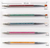 Picture of FULINJOY Pack of 5 Nail Art Brushes, Double-ended Nail Dotting Pen Liner Brush Nail Art Point Drill Drawing Tools Set
