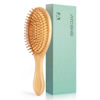 Picture of 6 Piece Bamboo Hair Brush for Hair Growth, Wooden Paddle Detangler Hairbrush with Natural Bamboo Bristles, For All Hair Types - Women & Men, Scalp Massage, Smooths Tangles & Knots