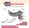 Picture of Lashes Natural Cat Eye Lashes Wispy Eyelashes 15mm False Eyelashes Wispy Lashes 3D Volume Strip Eyelashes Thin Cotton Band Soft Fake Eyelashes False Lashes Pack 7 Pairs Siligli