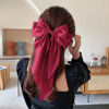 Picture of 2PCS Big Oversized Silky Satin Hair Bows with Long Tail Ribbon for Women and Girls