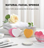 Picture of 50-Count Compressed Facial Sponges for Estheticians- 100% Natural Cellulose Face Sponge Spa Sponges for Face Cleansing, Massage, Pore Exfoliating, Mask, Makeup Removal (Love-Yellow)
