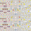 Picture of 6Sheets Easter Nail Art Stickers Decals Cute Bunny Flower Designs 3D Self-Adhesive Nail Decals Spring Nail Decorations Floral Daisy Butterfly DIY Nail Supplies Easter Nail Accessories for Women Kids