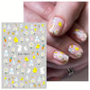 Picture of 6Sheets Easter Nail Art Stickers Decals Cute Bunny Flower Designs 3D Self-Adhesive Nail Decals Spring Nail Decorations Floral Daisy Butterfly DIY Nail Supplies Easter Nail Accessories for Women Kids