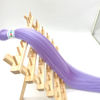 Picture of Leticia Pre stretched Braiding Hair 30Inch Long Purple Kanekalon Braiding Hair Pre stretched Braid Hair