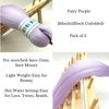 Picture of Leticia Braiding Hair Pre stretched Kanekalon Prestretched Braiding Hair Light Purple Lavender Ez Braid Colored Braiding Hair Extensions Knotless Synthetic