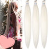Picture of Leticia 30Inch White Braiding Hair Pre stretched Kanekalon Braiding Hair Pre stretched Braids Hair