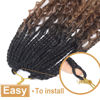 Picture of Goddess Box Braids Crochet Hair With Curly Ends 18 Inch Bohomian Box Braids Crochet Braids 8 Packs 3X Crochet Braids Synthetic Braiding Hair Extension for Black Women (18 Inch (Pack of 8), M1B 30 27)