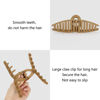 Picture of Big Hair Claw Clips Large Matte Butterfly Hair Clips for Women 5.1" Oversize Hair Clip for Long Thick Hair Barrette Accessories for Women's and Girl's 4 PCS (black,light green,pink,khaki)